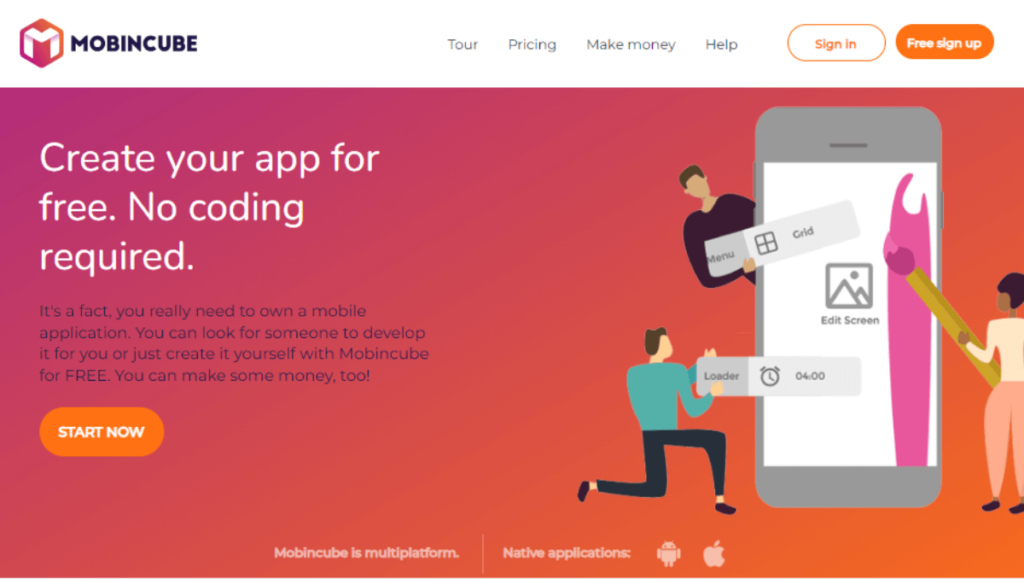 Mobincube Mobile App Builder