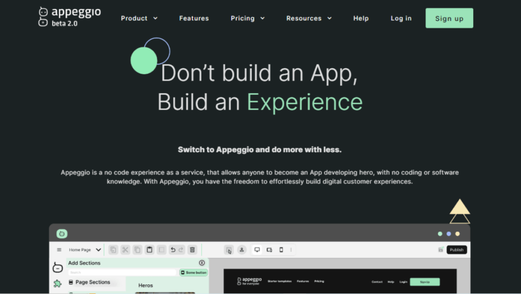 Appeggio App Builder