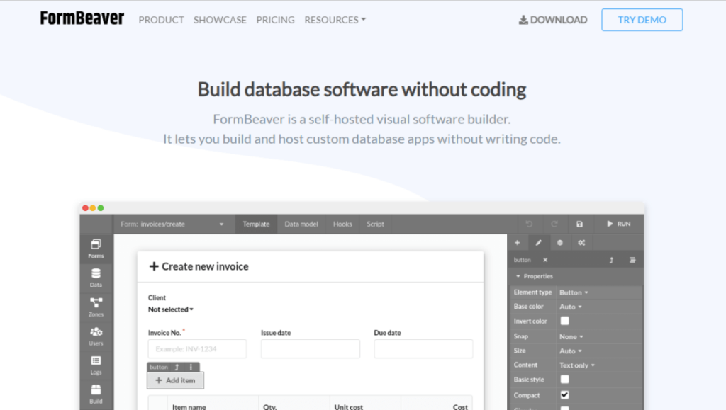 FormBeaver App Builder