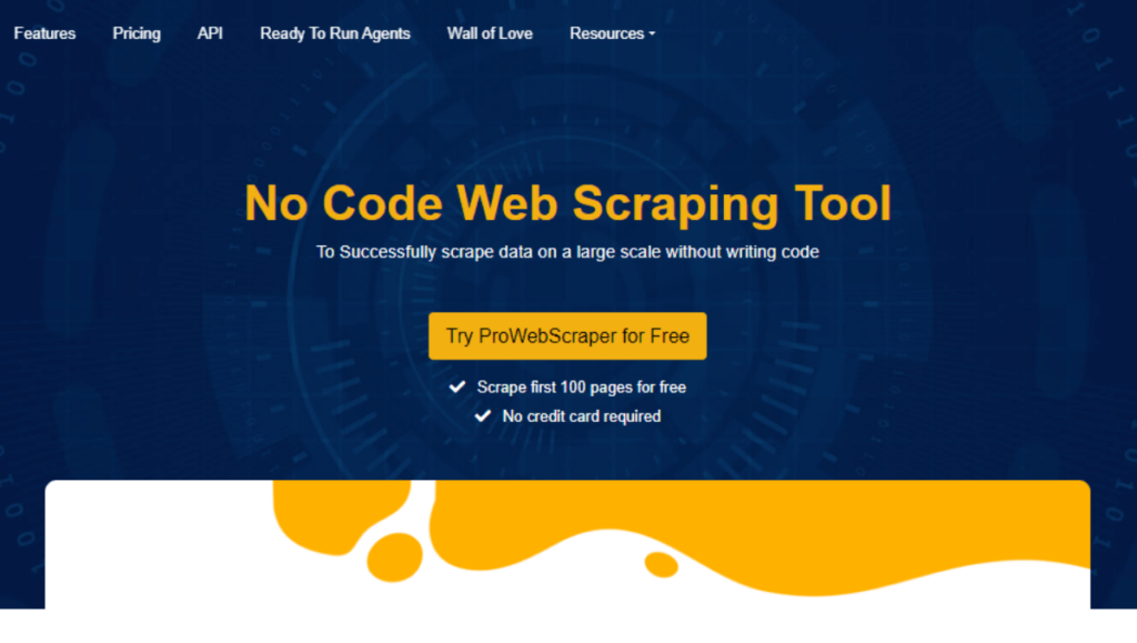 ProWebScraper No Code Tool