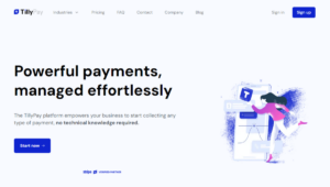 TillyPay no code payment solution